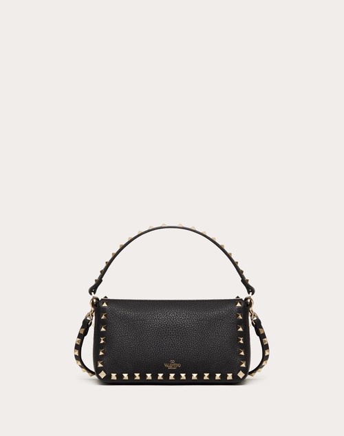 Red Valentino BORSA PICCOLA A TRACOLLA ROCKSTUD IN VITELLO GRANATO 2025