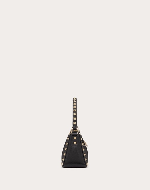 Red Valentino BORSA PICCOLA A TRACOLLA ROCKSTUD IN VITELLO GRANATO In Linea