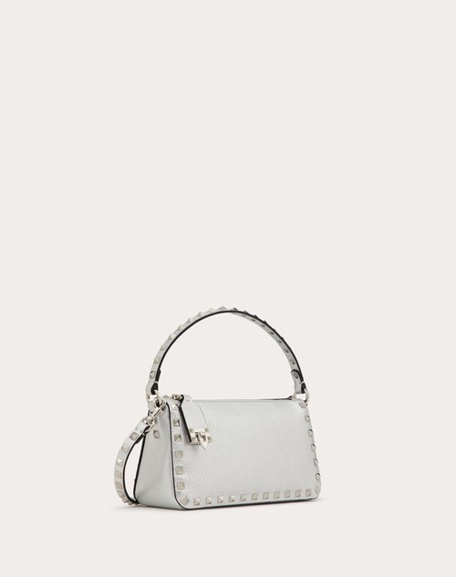 Red Valentino BORSA PICCOLA A TRACOLLA ROCKSTUD IN VITELLO GRANATO METALLIZZATO 2025