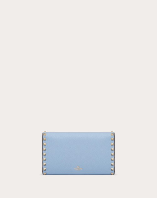 Red Valentino PORTAFOGLIO CON CATENA ROCKSTUD IN VITELLO GRANATO Qualità