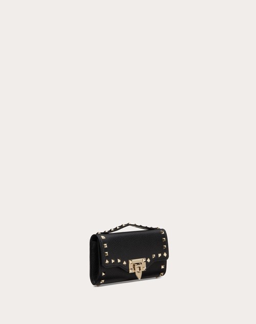 Red Valentino PORTAFOGLIO CON CATENA ROCKSTUD IN VITELLO GRANATO Promozione