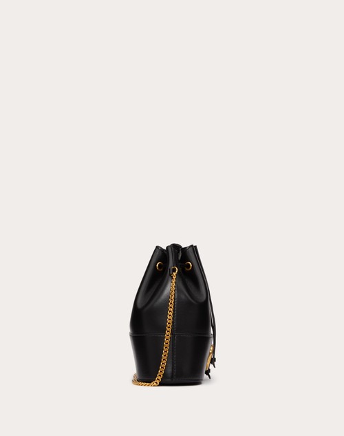 Red Valentino MINI SECCHIELLO CON CATENA VLOGO SIGNATURE IN NAPPA Pezzi Unici