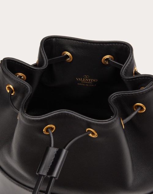 Red Valentino MINI SECCHIELLO CON CATENA VLOGO SIGNATURE IN NAPPA Pezzi Unici
