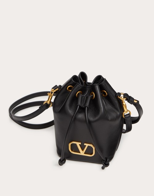 Red Valentino MINI BORSA A SECCHIELLO VLOGO SIGNATURE IN NAPPA Negozi Online