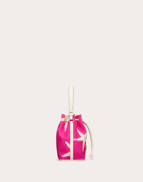 Red Valentino MINI BORSA A SECCHIELLO VALENTINO GARAVANI ESCAPE IN CANVAS CON STAMPA STARFISH Convenienza
