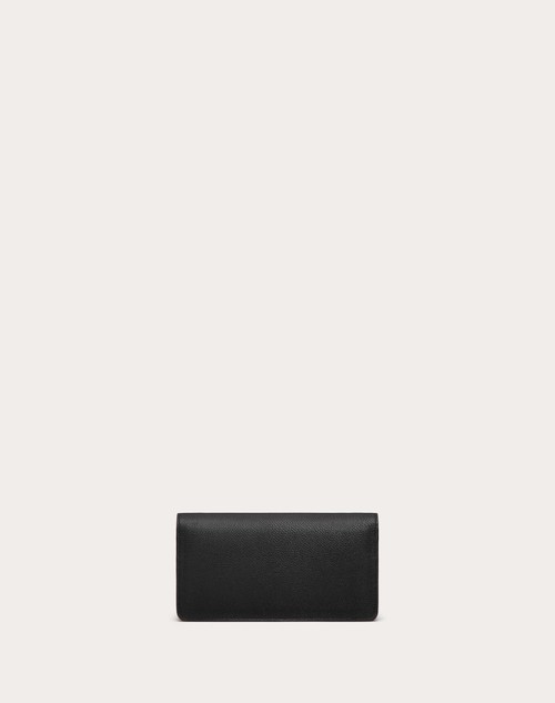 Red Valentino PORTAFOGLIO CON CATENA VLOGO SIGNATURE IN VITELLO GRANATO Online