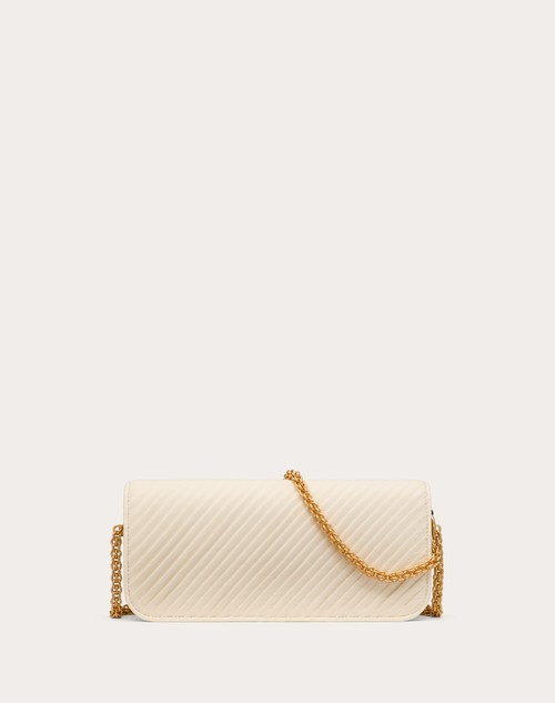 Red Valentino BORSA A SPALLA VALENTINO GARAVANI LOCÒ IN NAPPA PLISSETTATA Vendite Flash