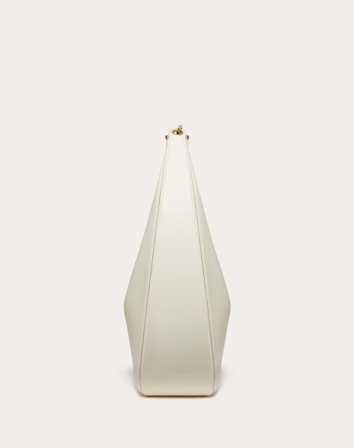 Red Valentino MAXI HOBO VLOGO MOON BAG IN NAPPA CON CATENA Shopping Online