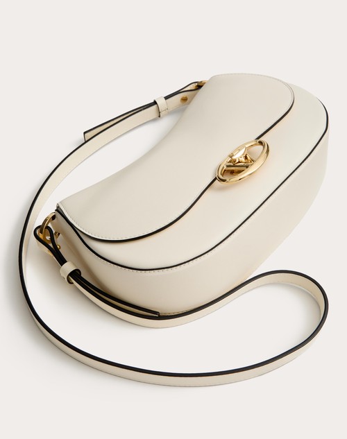 Red Valentino BORSA A SPALLA PICCOLA VALENTINO GARAVANI OHVAL IN VITELLO NAPPATO Sottocosto
