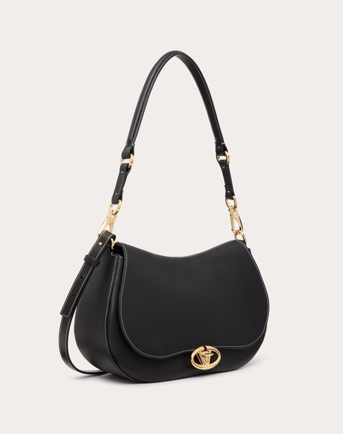 Red Valentino BORSA A SPALLA MEDIA VALENTINO GARAVANI OHVAL IN VITELLO NAPPATO Sconto