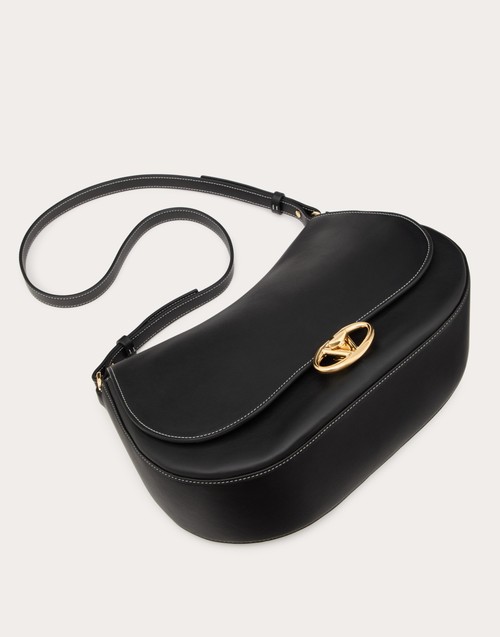 Red Valentino BORSA A SPALLA MEDIA VALENTINO GARAVANI OHVAL IN VITELLO NAPPATO Sconto