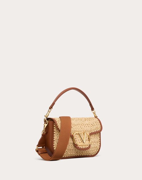 Red Valentino BORSA A SPALLA VALENTINO GARAVANI ALLTIME IN RAFIA Economico