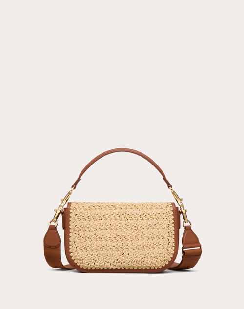 Red Valentino BORSA A SPALLA VALENTINO GARAVANI ALLTIME IN RAFIA Economico