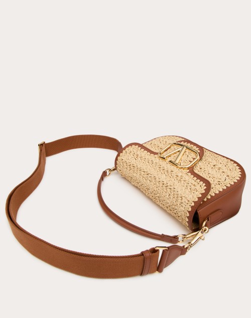 Red Valentino BORSA A SPALLA VALENTINO GARAVANI ALLTIME IN RAFIA Economico