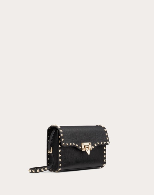 Red Valentino BORSA PICCOLA A TRACOLLA ROCKSTUD IN VITELLO GRANATO I Più Venduti