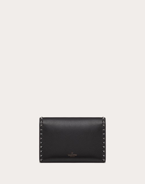 Red Valentino BORSA PICCOLA A TRACOLLA ROCKSTUD IN VITELLO GRANATO Italy