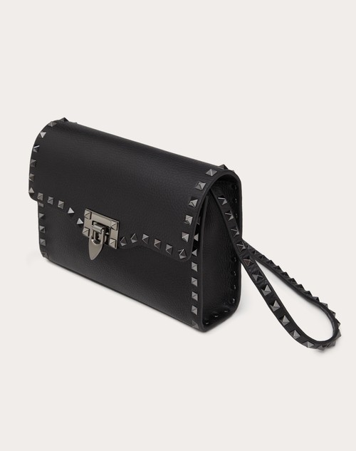 Red Valentino BORSA PICCOLA A TRACOLLA ROCKSTUD IN VITELLO GRANATO Italy