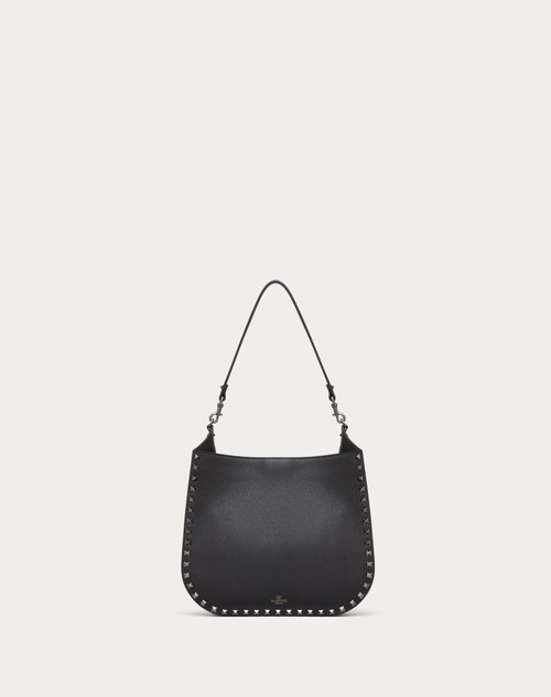Red Valentino BORSA HOBO VALENTINO GARAVANI ROCKSTUD IN VITELLO GRANATO Italia