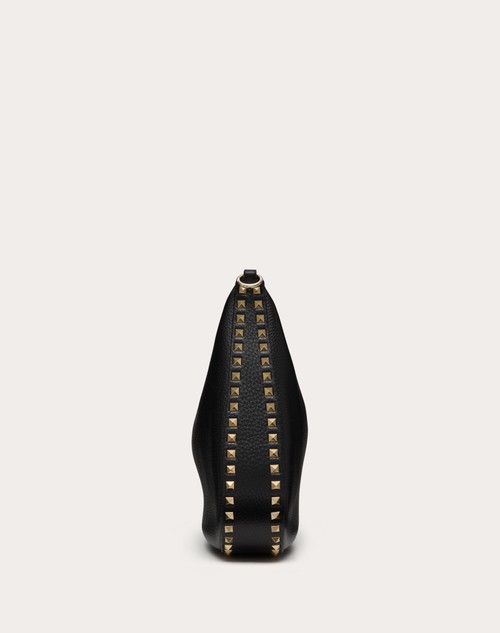 Red Valentino HOBO VALENTINO GARAVANI ROCKSTUD IN VITELLO GRANATO Qualità