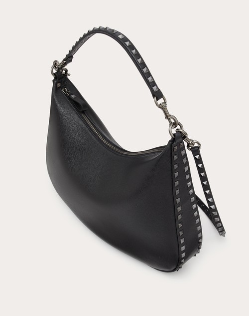Red Valentino HOBO ROCKSTUD IN VITELLO GRANATO Vendita
