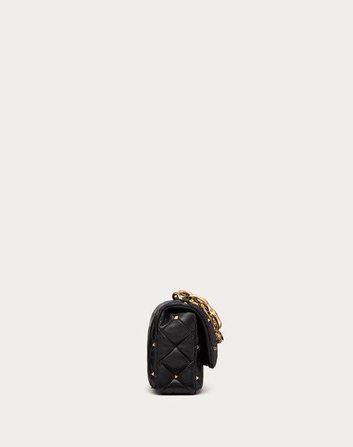 Red Valentino BORSA VALENTINO GARAVANI ROCKSTUD SPIKE IN NAPPA PATCHWORK Negozi Online