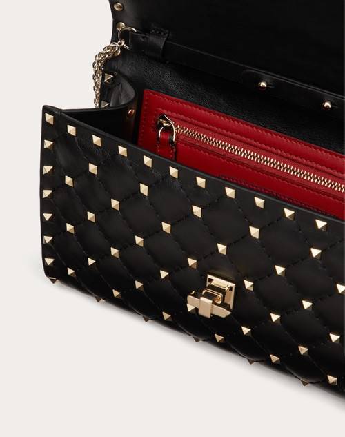 Red Valentino BORSA A TRACOLLA ROCKSTUD SPIKE IN NAPPA In vendita