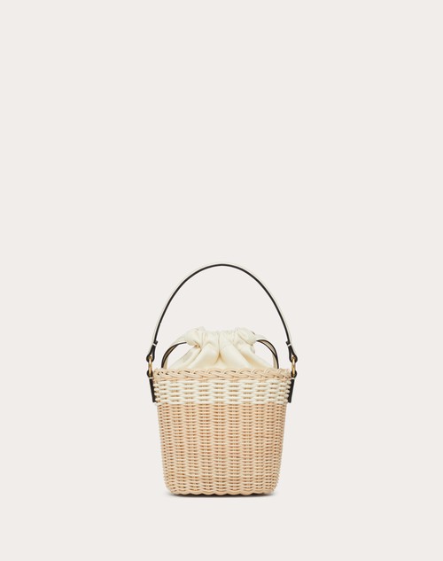 Red Valentino BORSA A SECCHIELLO VLOGO SIGNATURE IN MIDOLLINO Sconti questo mese