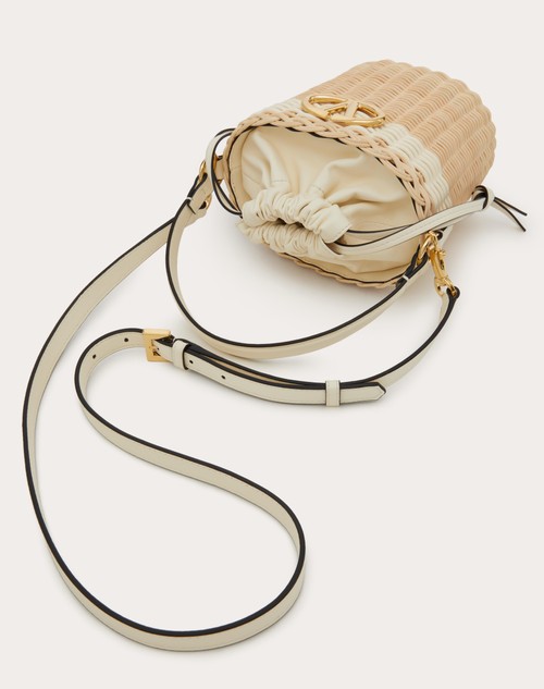 Red Valentino BORSA A SECCHIELLO VLOGO SIGNATURE IN MIDOLLINO Sconti questo mese