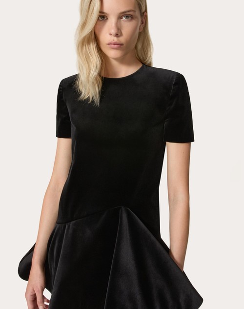 Red Valentino ABITO CORTO IN VELLUTO Pezzi Unici