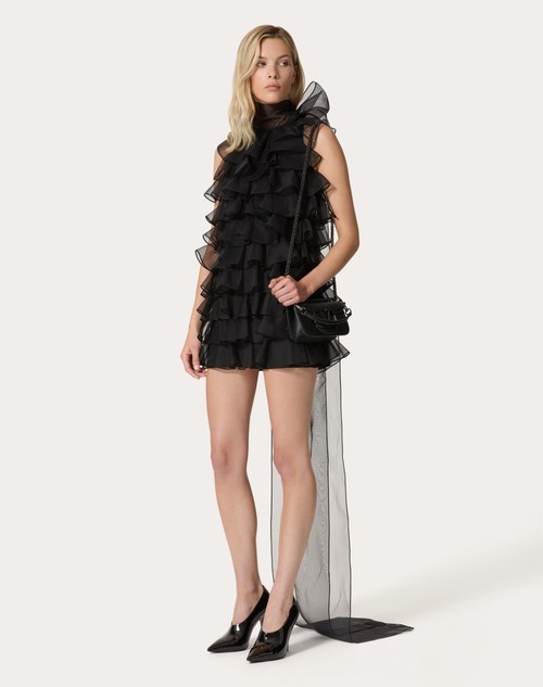 Red Valentino ABITO CORTO IN ORGANZA Soddisfazione Garantita