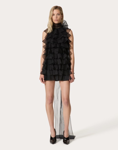 Red Valentino ABITO CORTO IN ORGANZA Soddisfazione Garantita