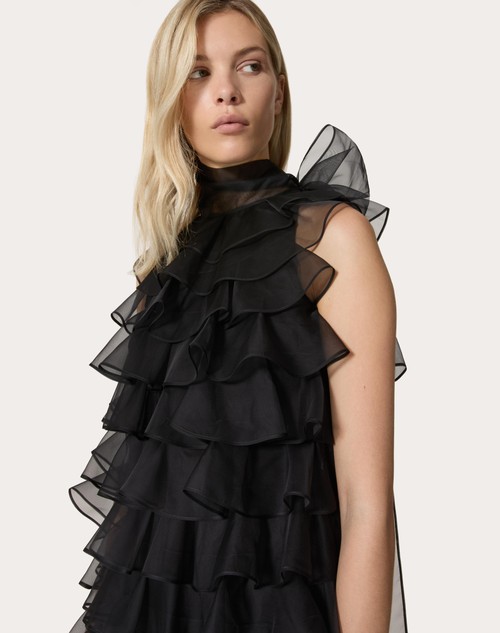 Red Valentino ABITO CORTO IN ORGANZA Soddisfazione Garantita