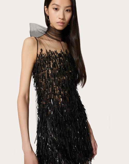 Red Valentino TUTA IN TULLE ILLUSIONE RICAMATA Fino Al -60%