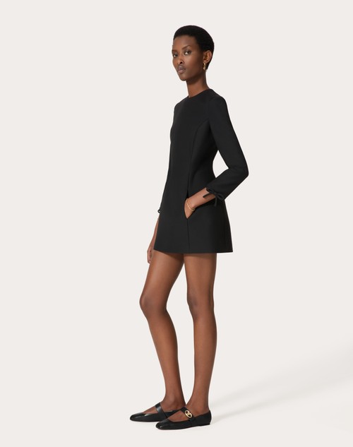 Red Valentino ABITO CORTO IN CREPE COUTURE Sottocosto