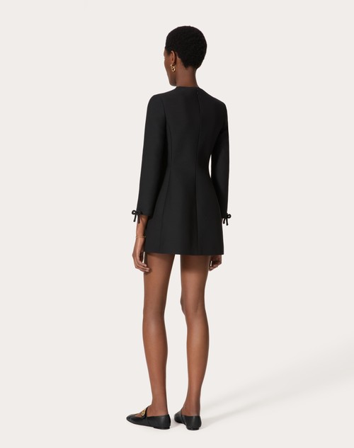 Red Valentino ABITO CORTO IN CREPE COUTURE Sottocosto