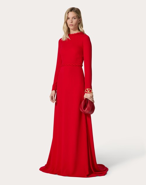 Red Valentino ABITO DA SERA IN GEORGETTE DOUBLE Novità