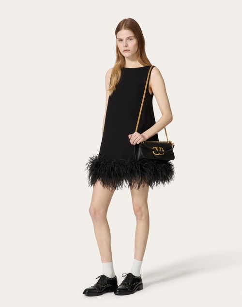 Red Valentino ABITO CORTO IN STRUCTURED COUTURE Sconto