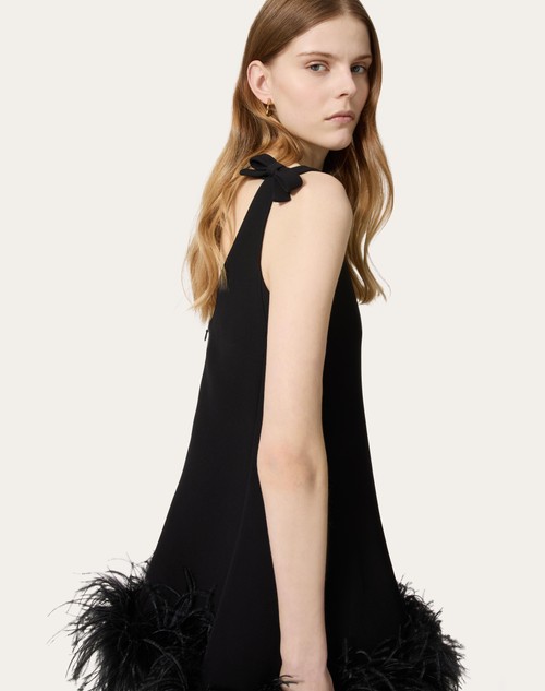 Red Valentino ABITO CORTO IN STRUCTURED COUTURE Sconto