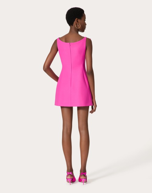 Red Valentino ABITO CORTO IN CREPE COUTURE Saldi