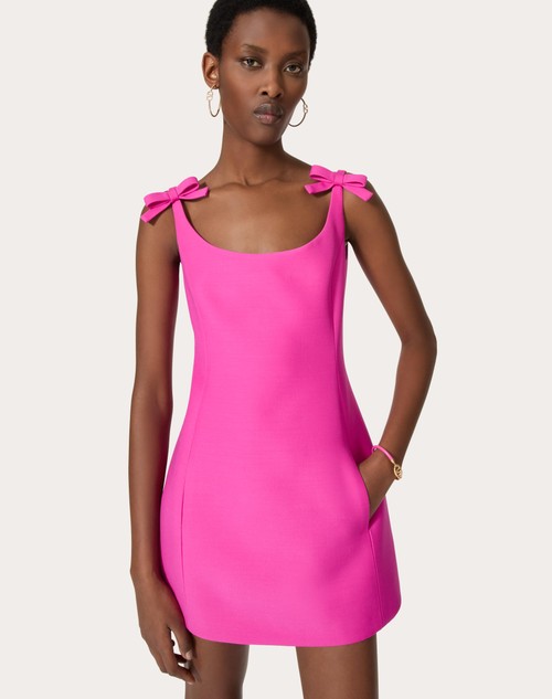 Red Valentino ABITO CORTO IN CREPE COUTURE Saldi