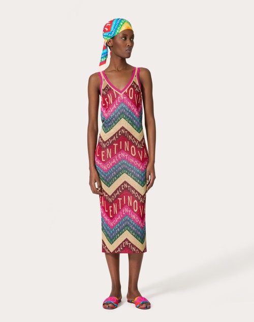 Red Valentino ABITO IN LUREX VALENTINO CHEVRON I Più Venduti