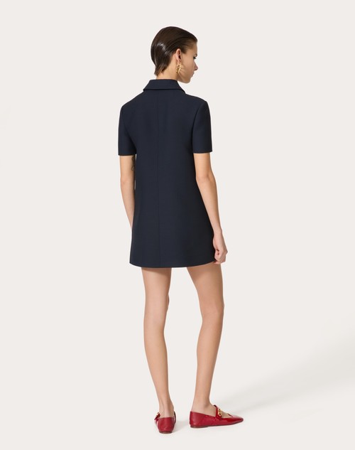 Red Valentino ABITO CORTO IN CREPE COUTURE Negozio online di fabbrica