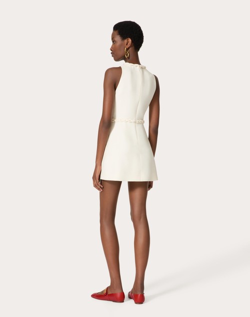 Red Valentino ABITO CORTO IN CREPE COUTURE Prezzo di fabbrica