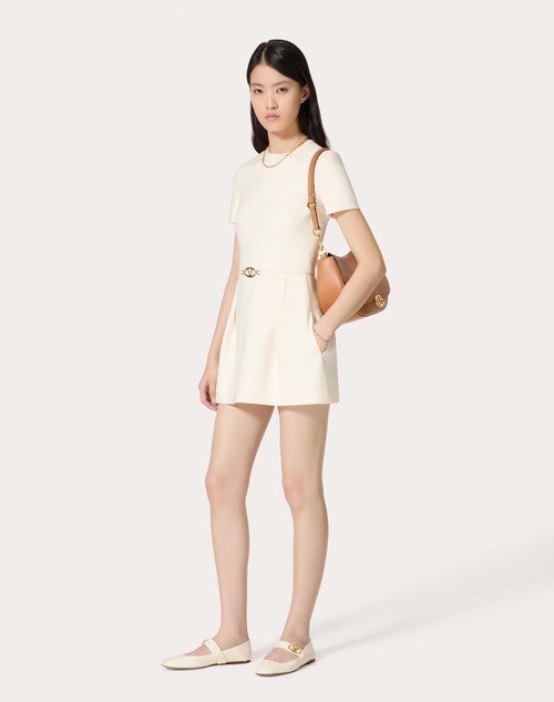 Red Valentino ABITO CORTO IN CREPE COUTURE Offerta speciale