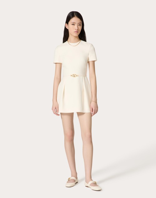 Red Valentino ABITO CORTO IN CREPE COUTURE Offerta speciale