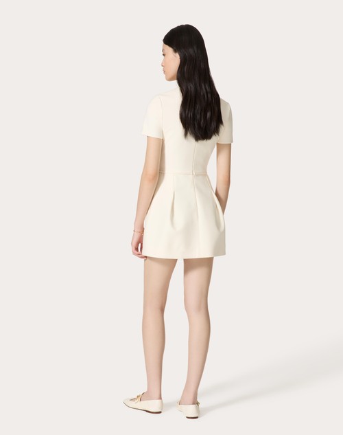 Red Valentino ABITO CORTO IN CREPE COUTURE Offerta speciale