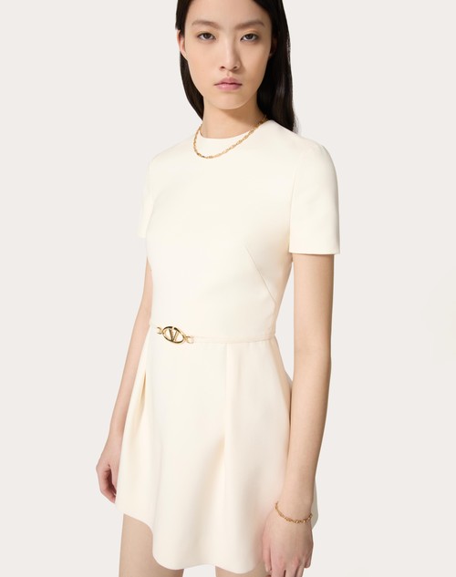 Red Valentino ABITO CORTO IN CREPE COUTURE Offerta speciale