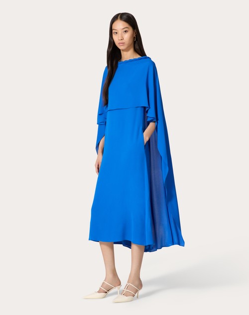 Red Valentino ABITO MIDI IN GEORGETTE DOUBLE Shopping online