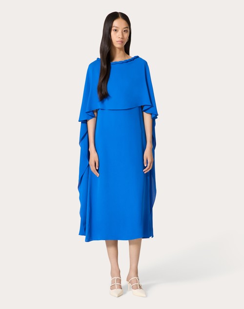Red Valentino ABITO MIDI IN GEORGETTE DOUBLE Shopping online