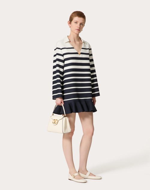 Red Valentino ABITO CORTO IN CREPE COUTURE VALENTINO ROOMVIEW Offerta esclusiva
